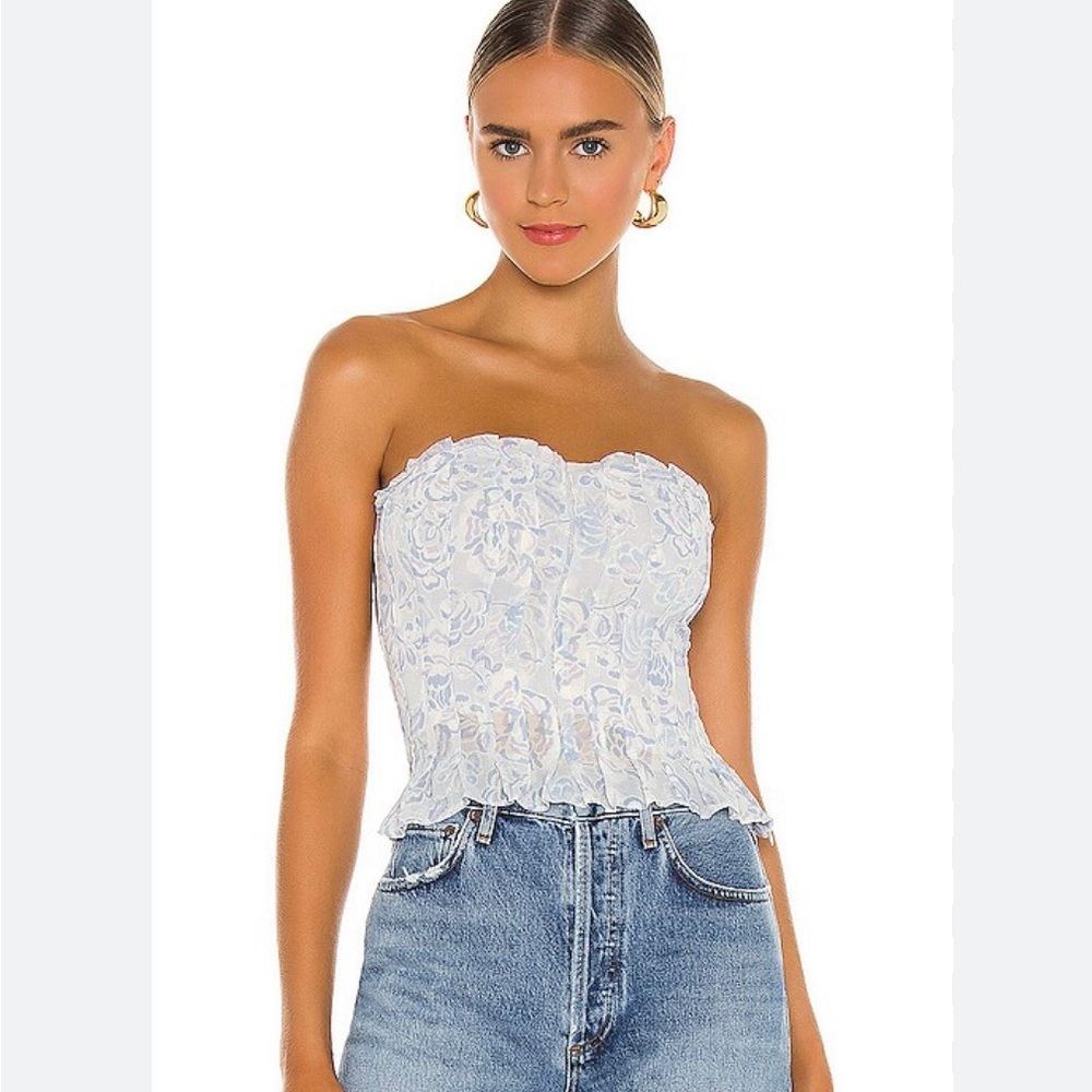 Free People Brighter Mornings Tube Top